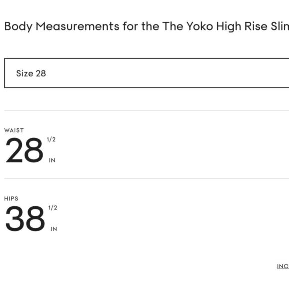 Aritzia Denim Forum The Yoko High Rise Slim Jeans Blue Wash Size 28 - Picture 4 of 9